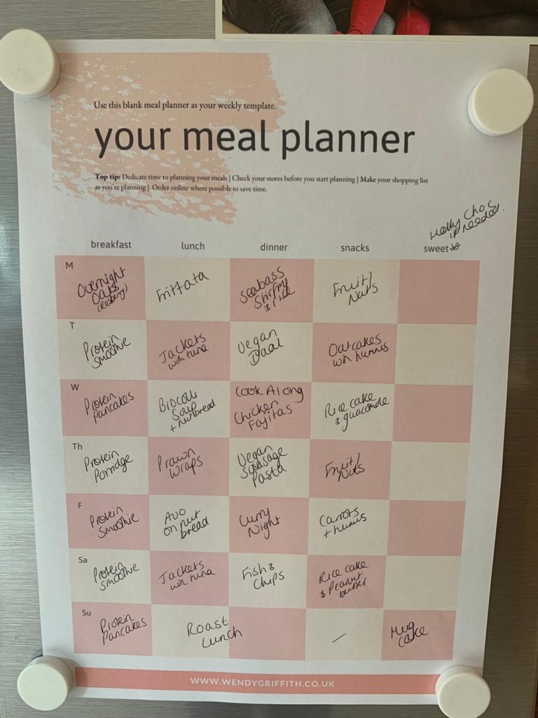Free meal planner