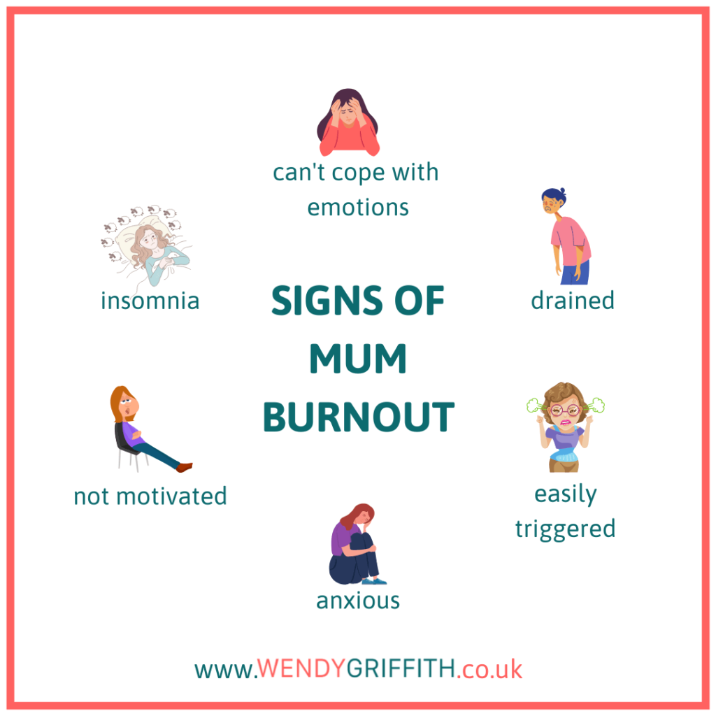 Signs of mum burnout