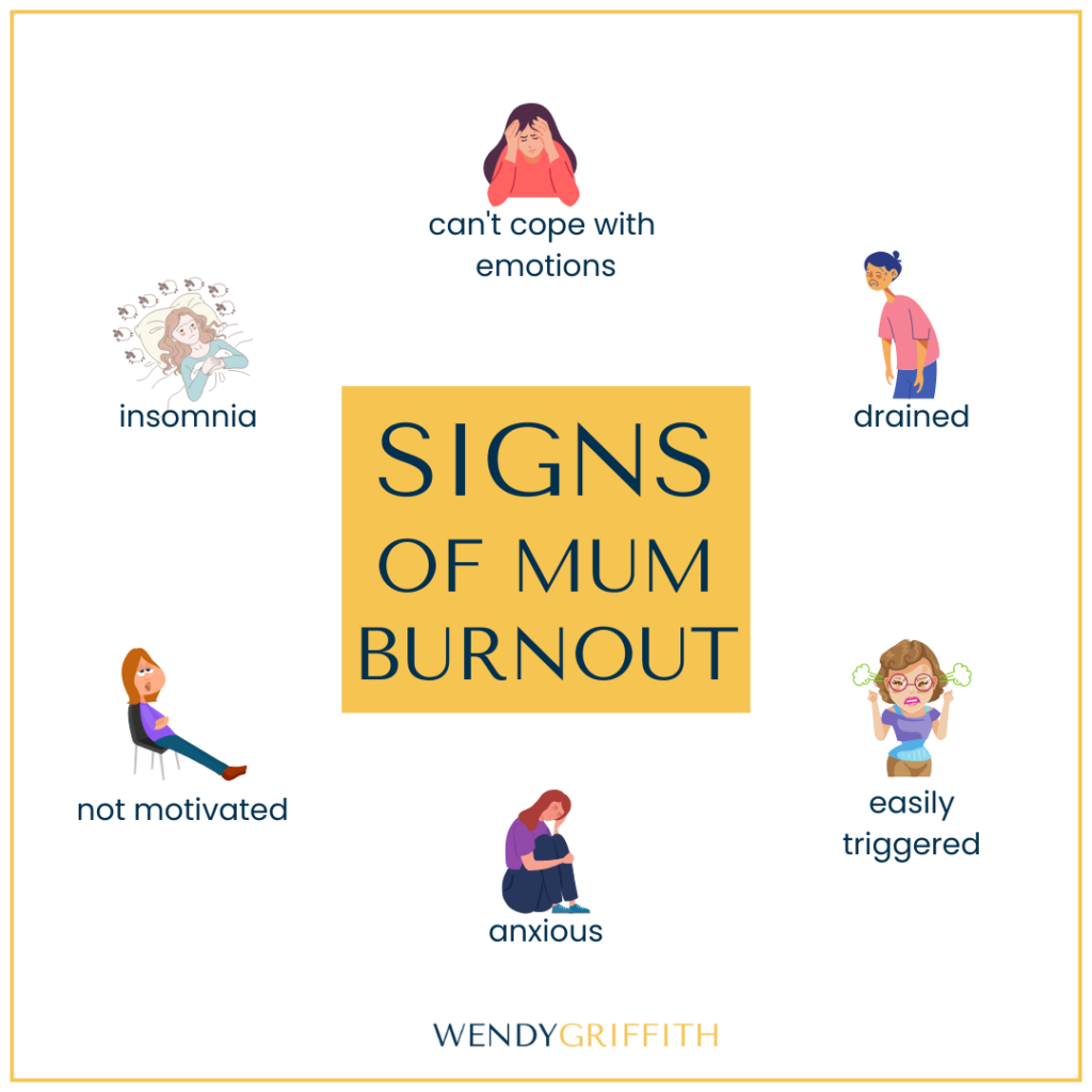 signs of mum burnout